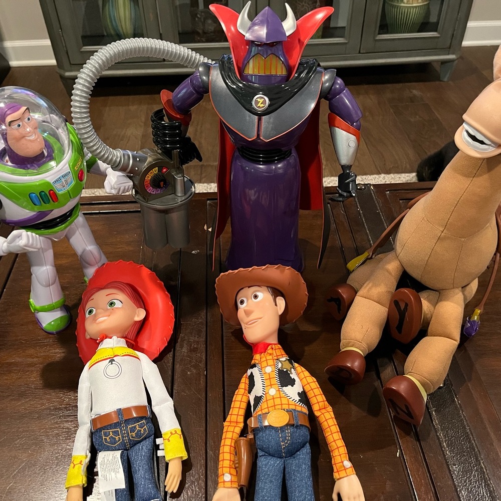 Thinkway Toys Toy Story Woody Sally Bullseye Talking Zurg Buzz Action Figure - Picture 3 of 14